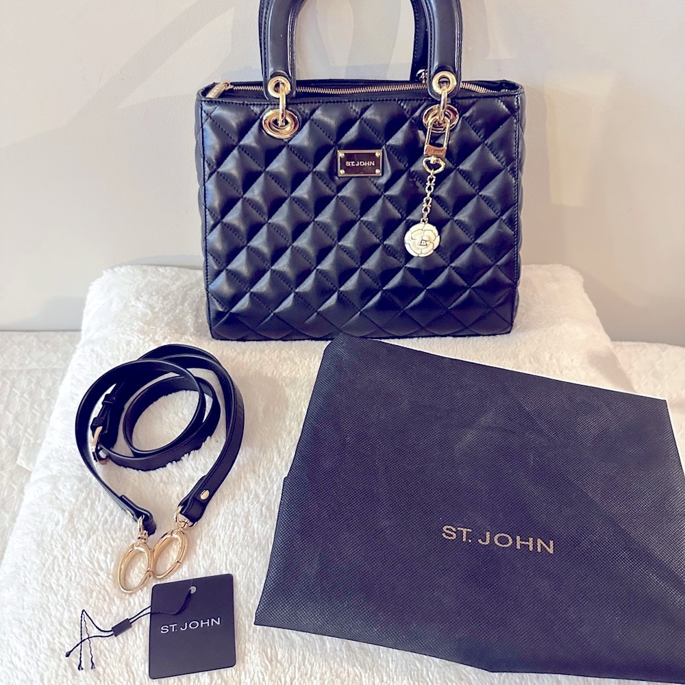 St. John Quilt Patterned Tote Bag